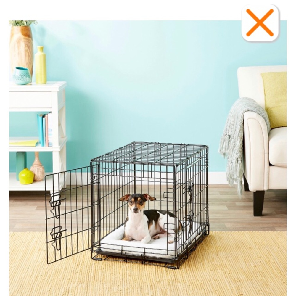 Frisco 2 door 24” dog crate with divider